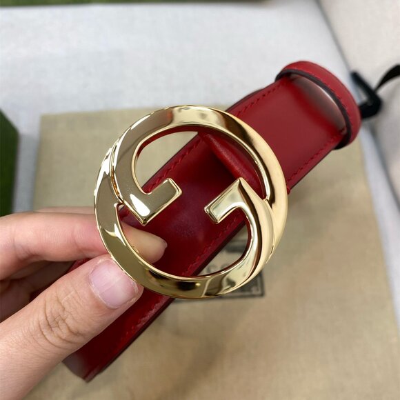 Women’s Gucci,GG red belt,80 cm made in Italy - Picture 4 of 6